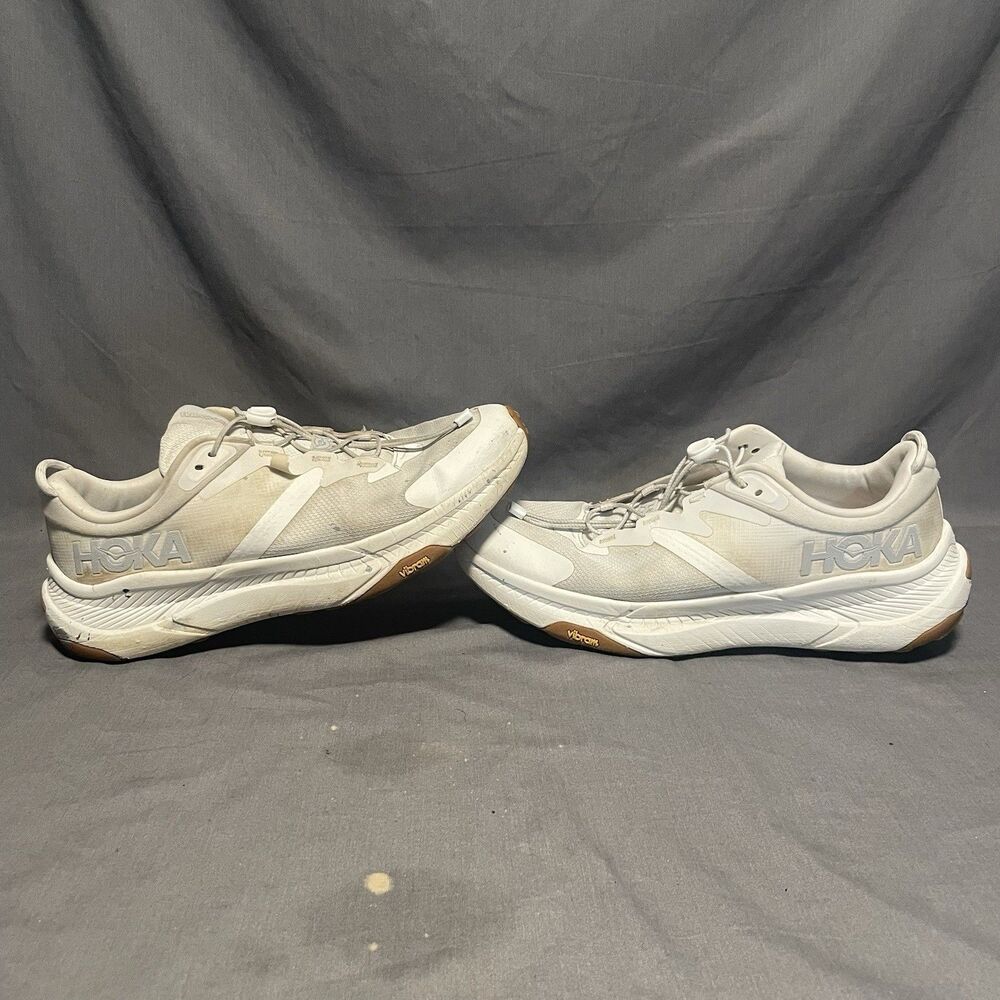 Hoka One One Transport Running Shoes White Mens Size 10D 1123153WWH